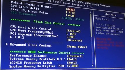 Q9400 overclock 3.6 Ghz