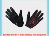 GORE BIKE WEAR Power Long Gloves black/red Size: 8 GLPOWE993508