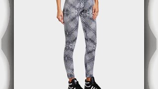 adidas Women's Ultimate Fit Tight Pant - White/Black Large