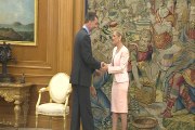 El Rey Felipe VI recibe a Cristina Cifuentes