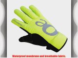 Hi Viz Yellow Reflective Sports Gloves. High Visibility Fluorescent Yellow with Reflective