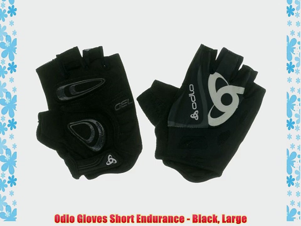 Odlo Gloves Short Endurance - Black Large