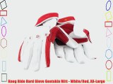 Knog Ride Hard Glove Goatskin Mitt - White/Red XX-Large
