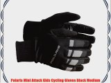 Polaris Mini Attack Kids Cycling Gloves Black Medium