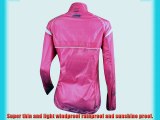 Santic NEW Design Women's Biking Super Light Wind Coat Bicycle Lady's Waterproof Jacket Full-zipper