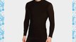 Sub Sports COLD Men's Mock Neck Thermal Compression Baselayer Long Sleeve Top - Black Medium