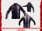 Cycling long sleeve Jersey (JOLLYWEAR_WORLD collection) Black black Size:S