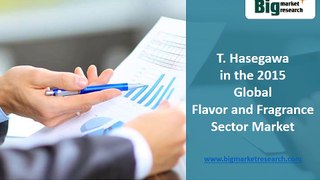 Global Flavor and Fragrance Sector T. Hasegawa Market in the 2015