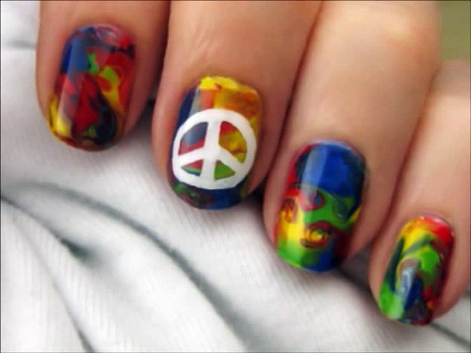 Tie-Dye Nail Art (Part 1)