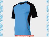 Odlo Men's T-Shirt Short Sleeve Crew Neck Chip - Dresden Blue/Black Large