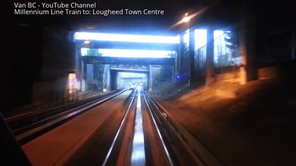 Vancouver Translink's Skytrain - Train to: Lougheed Town Centre (Due to: Evergreen Line) W/ Switch