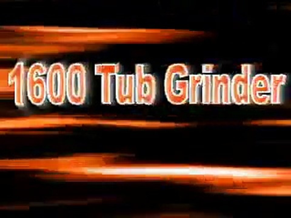 Morbark 1600 Tub Grinder