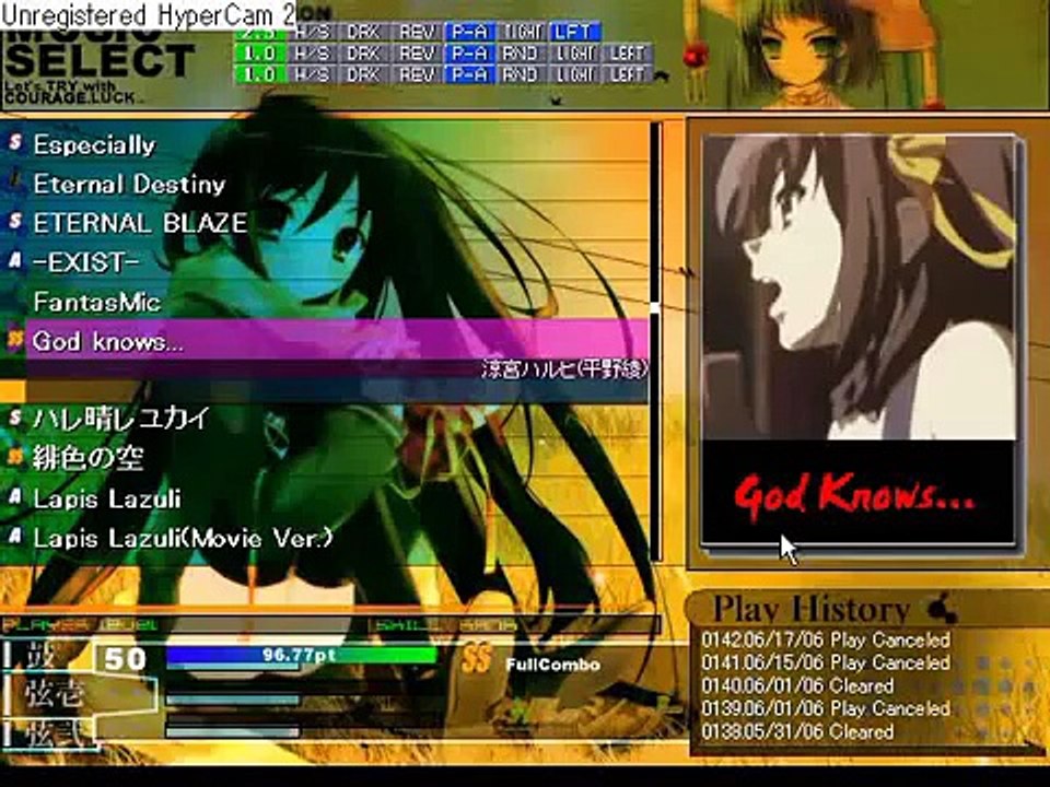 God knows (涼宮ハルヒの憂鬱挿入歌 GDA ver)