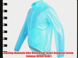 Cycling Mountain Bike Waterproof Jacket Rainproof Jersey Outwear WFD97 BLUE L