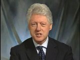 Former President of the United States Bill Clinton speaks on tuberculosis