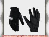 POC Index Downhill Cycling Gloves Black Uranium Black Size:L