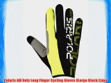Polaris AM Defy Long Finger Cycling Gloves XLarge Black/Lime