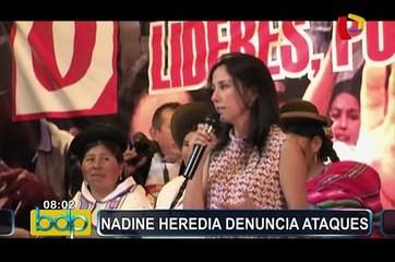 Nadine Heredia: “Acusaciones sin sentido tratan de sacar al nacionalismo del corazón de peruanos"