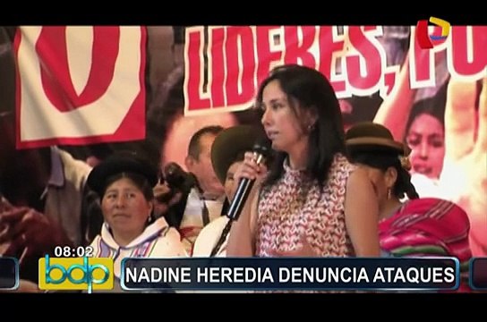 Nadine Heredia: “Acusaciones sin sentido tratan de sacar al nacionalismo del corazón de peruanos