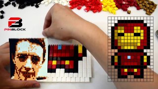 Tutorial: Iron Man Pixel Art via Pinblock