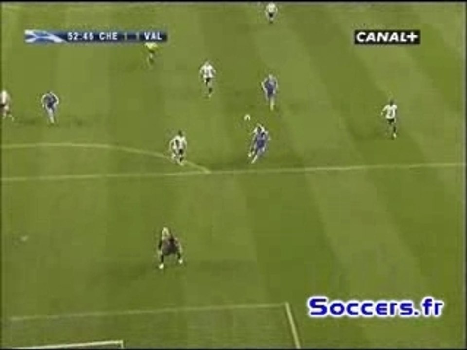 But drogba 1-1 Vs Valence