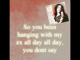Shrug- Christina Grimmie (Lyrics)