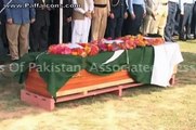 Funeral prayer of Sepoy Asif Ramzan shaheed (Defence Services Guard, PAF Base Minhas)