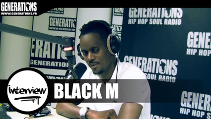 Black M - Interview (Live des studios de Generations)