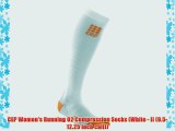 CEP Women's Running O2 Compression Socks (White - II (9.5-12.25 inch calf))