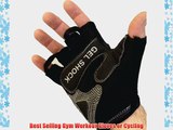 Mammoth XT Fingerless Gel Padded / Shock Technology Gloves - Weight Lifting / Cycling / Rowing