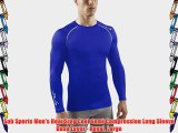 Sub Sports Men's Heat Stay Cool Semi Compression Long Sleeve Base Layer - Royal Large