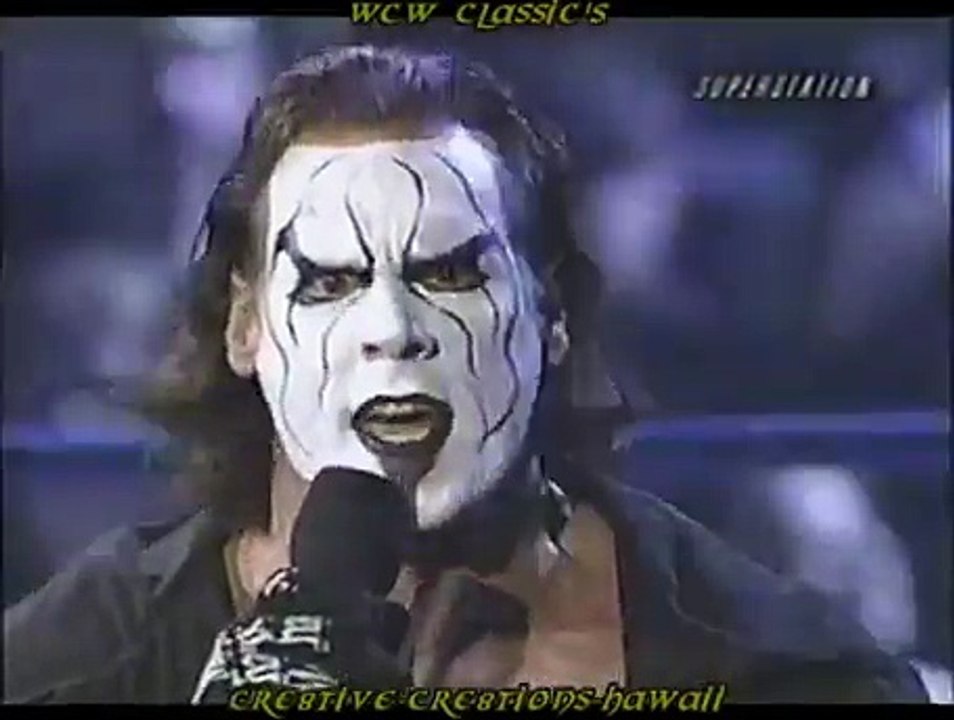 WCW Sting and Vampiro on Thunder 2000 Ring on Fire
