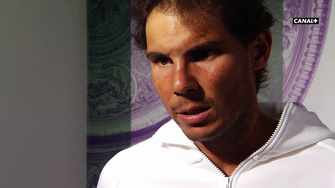 Rafael Nadal Interview for Canal+ after R2 at Winmbledon 2015 (in Spanish)