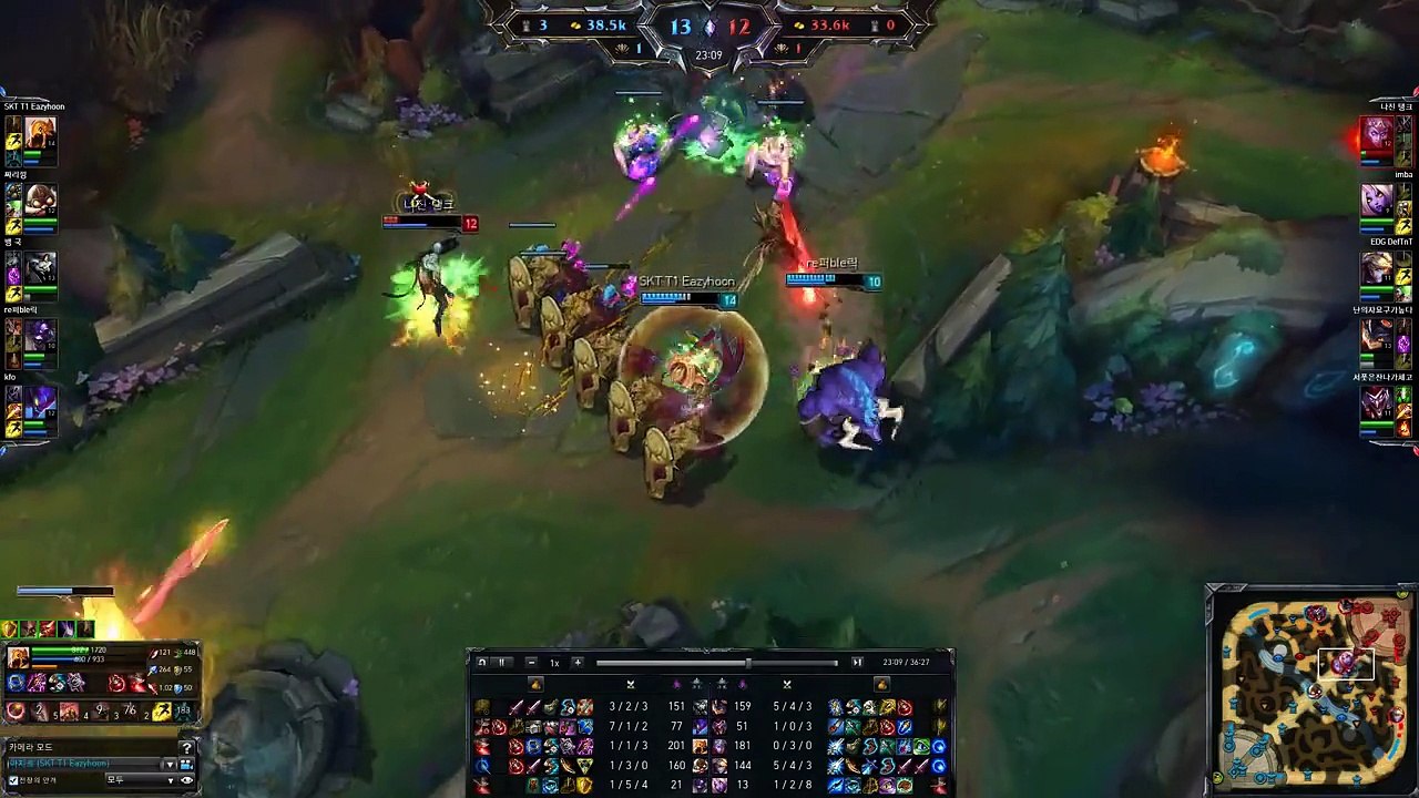 SKT T1 Eazyhoon - Azir vs Varus - Najin TANK, KR LOL SoloQ Highlights