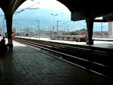 Train Arriving at Skopje station Macedonia for Prishtina