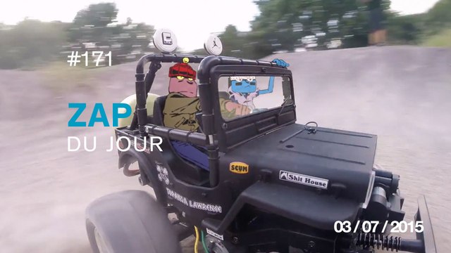 ZAP DU JOUR #171 : Twiggy, l'écureuil qui fait du ski nautique / Un chat arrogant / Roger Federer, la légende /