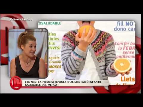 TV3 - Divendres - Núria Coll presenta la revista d'alimentació infantil Ets nen a Divendres