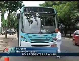 Acidentes na W3 Sul