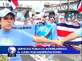Marchas podrían desatar un caos vial en la capital este lunes
