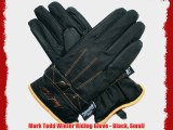 Mark Todd Winter Riding Glove - Black Small