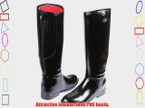 Covalliero 326642 Flexo Riding Boots UK Size 8 (EU Size 42) Plastic Black