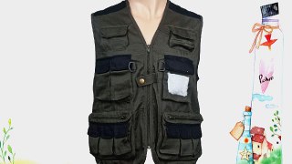 Fladen Authentic Wear Fishing Vest - Khaki/Black X-Large