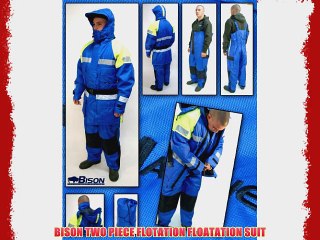 BISON TWO PIECE FLOTATION FLOATATION SUIT