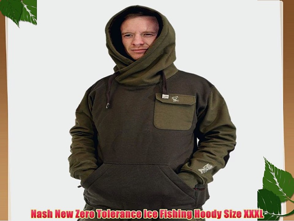 Nash New Zero Tolerance Ice Fishing Hoody Size XXXL
