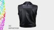 AZ Men's Leather waistcoat In Premium Quality CowHide Leather - Medium