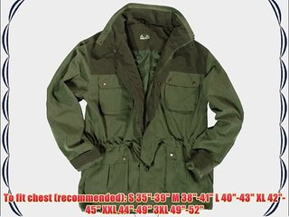 Mil-Tec Non-Rustle Hunting Fishing Mens Long Jacket Olive