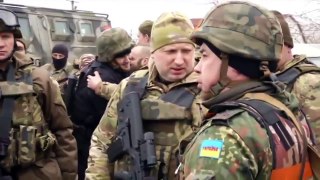Ukraine War 2015 Turchynov checking out Mariupol defenses news today