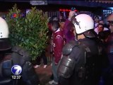 Telenoticias muestra trabajo de Fuerza Pública con barras de fútbol
