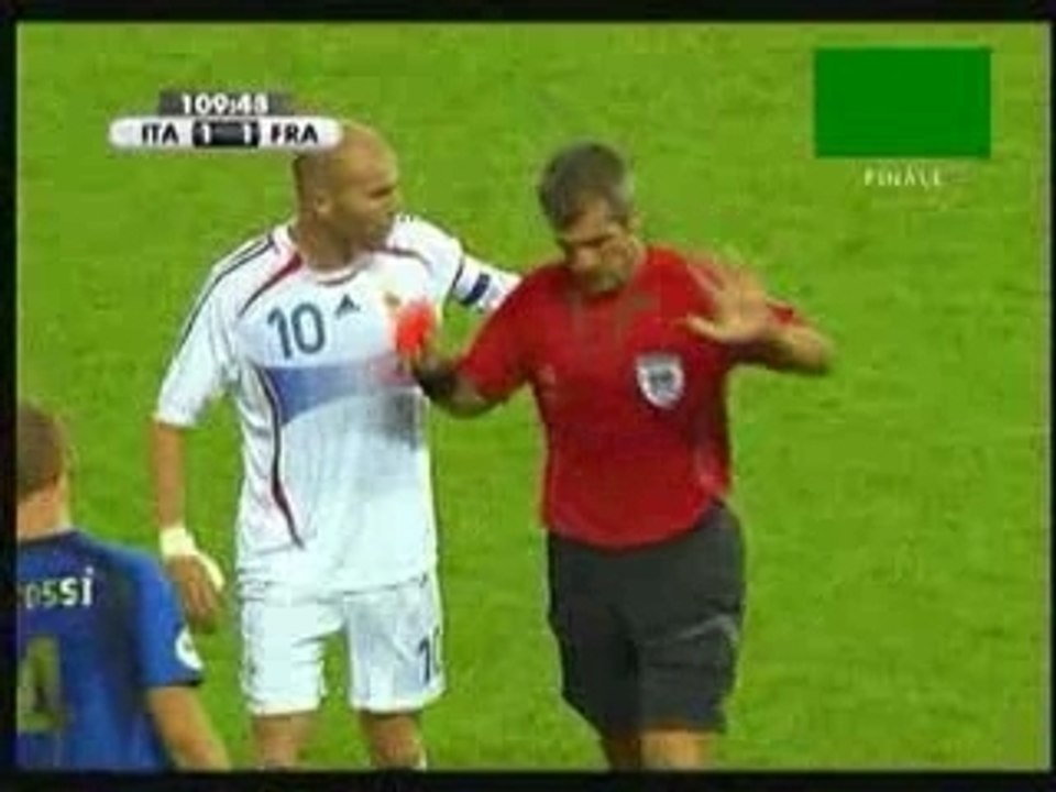 Quelques cartons rouges de zidane