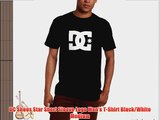 DC Shoes Star Short Sleeve Logo Men's T-Shirt Black/White Medium